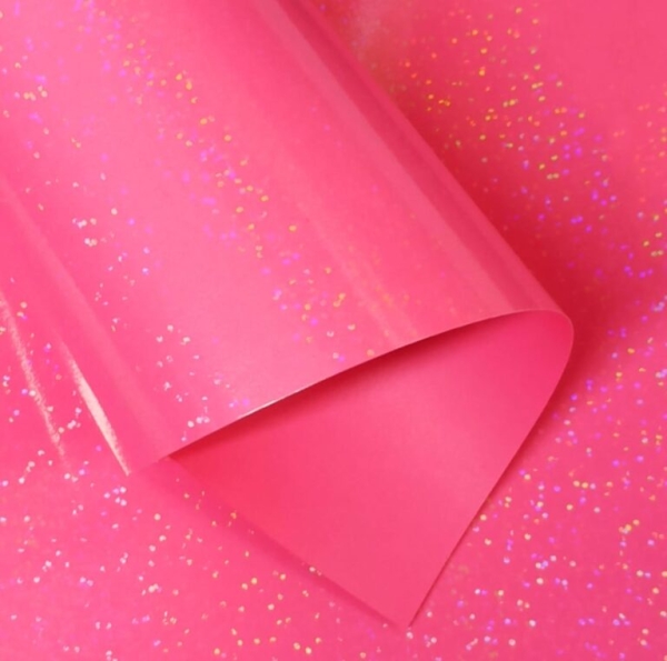 Papel Confeti Pink 180g a4 5 folhas