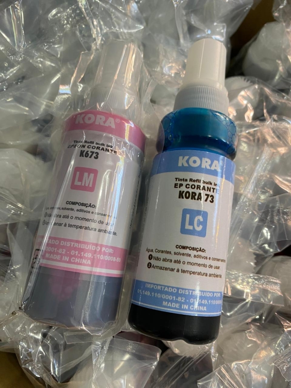 Kit 02 Tintas LC LM refil Bulk Ink Epson - Kora